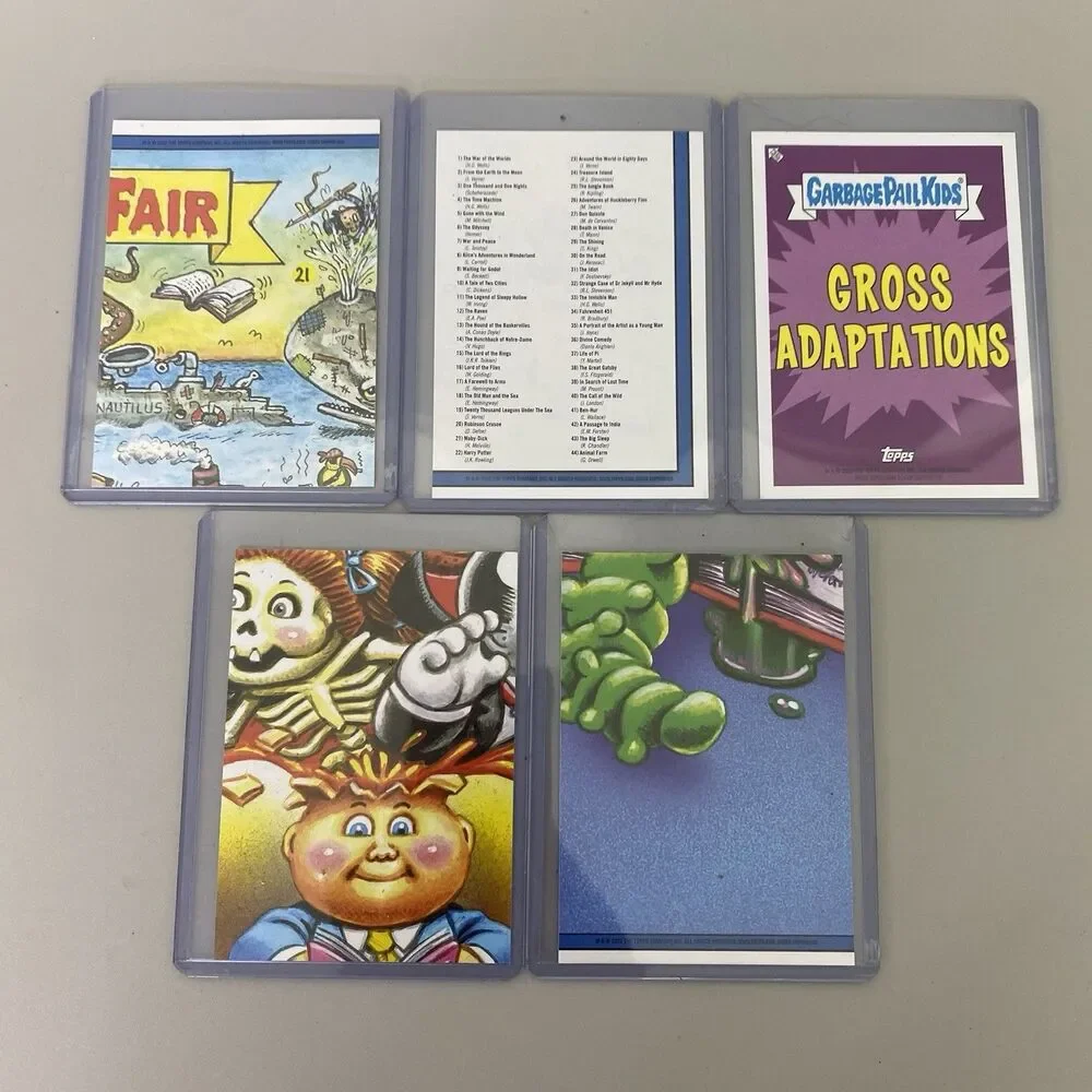 Topps Garbage Pail Kids Lot of 25 Trading Cards Green Border Variants GPK